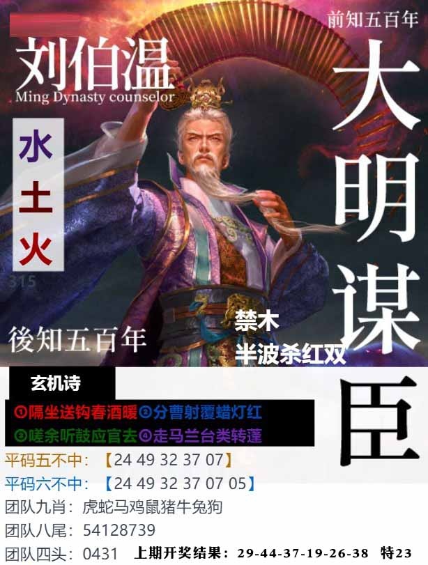 315期大明谋臣[图]